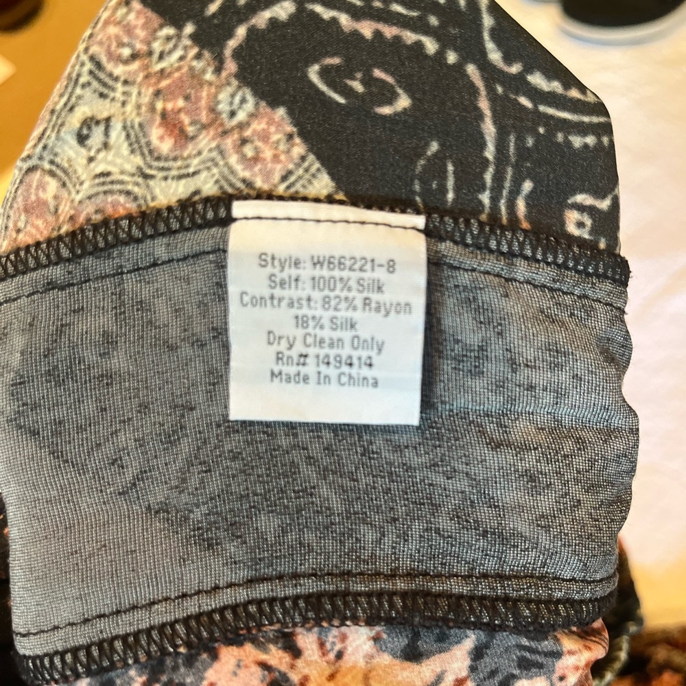 NWOT Johnny Was Mabel 100% Silk palazzo pants size XS! - Picture 7 of 9